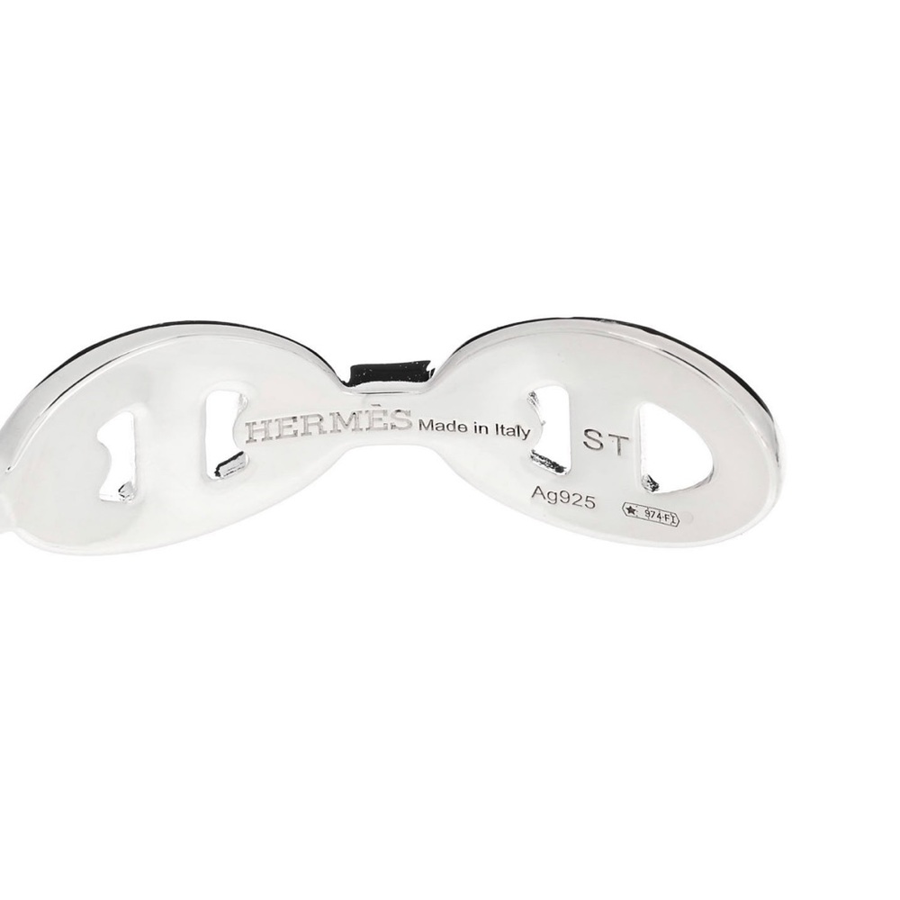 Hermes Chain D'Ancre Echainee Silver .925 Bracelet - Picture 4 of 4
